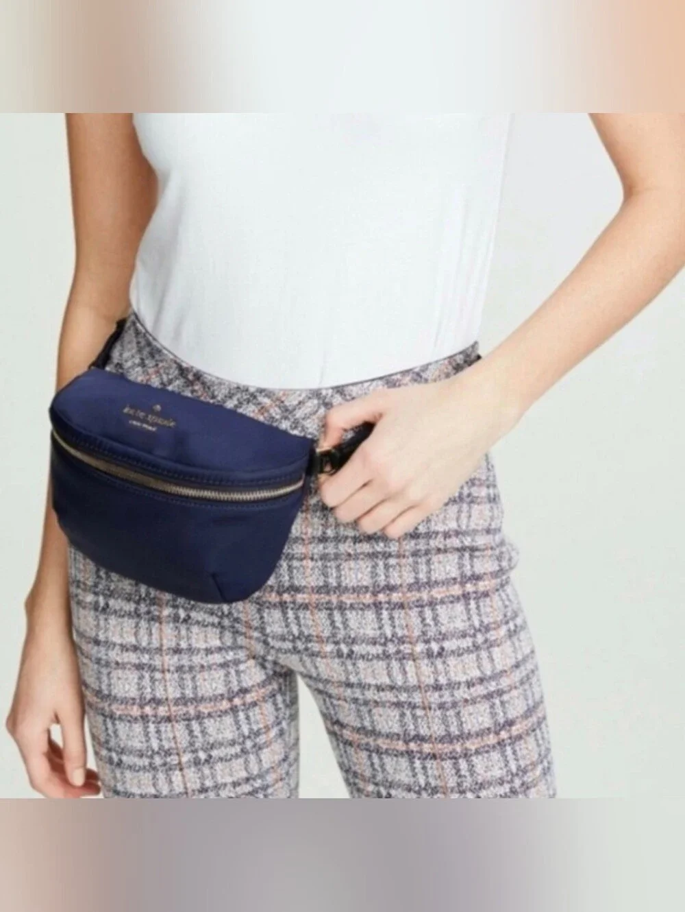 Kate Spade Navy Nylon Watson Lane Betty Belt Bag NWOT